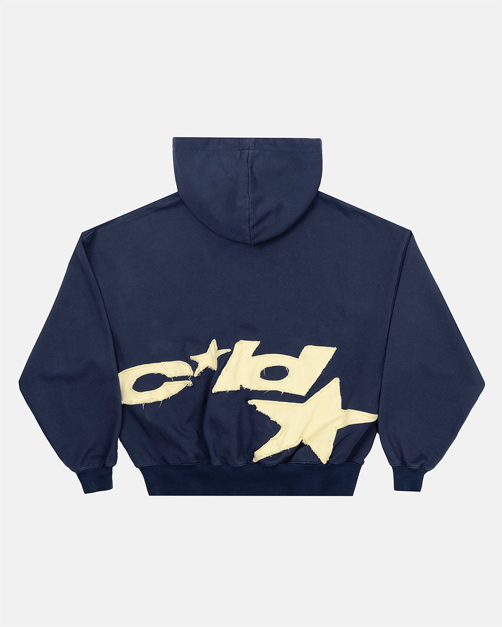 HOODIE DEFENSE DISTRESSED AZUL MARINO