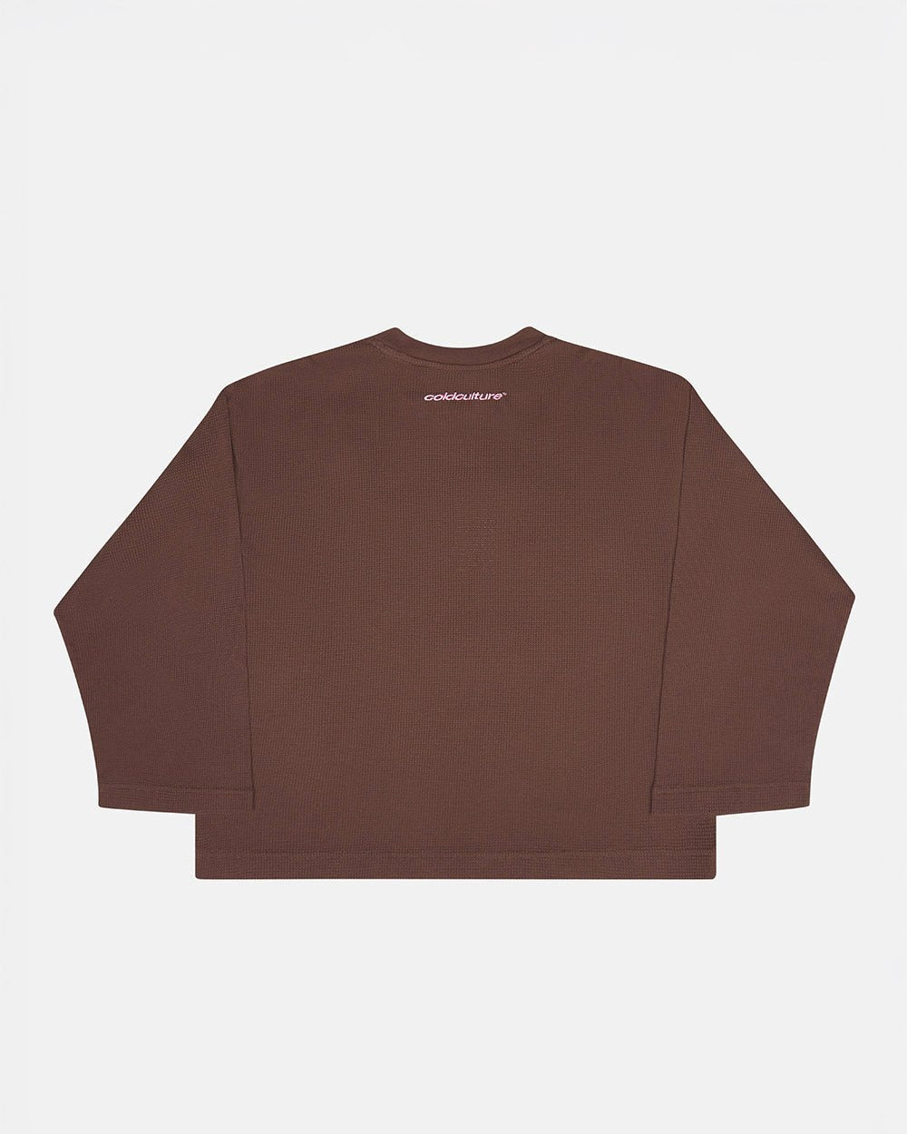CAMISETA LARGA BURNT ICONS OFF BROWN