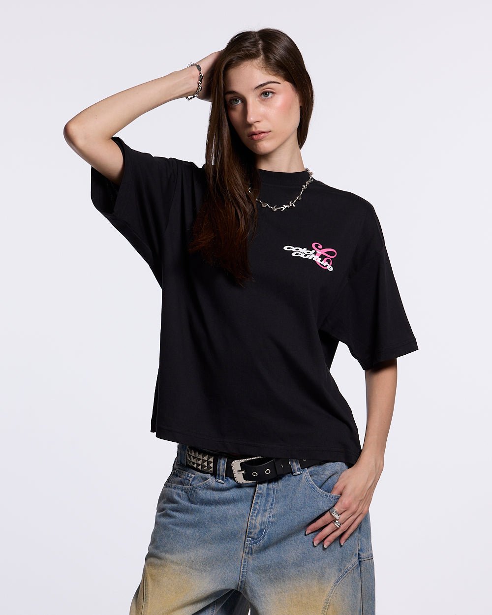 CAMISETA KISS THE BUNNY NEGRO