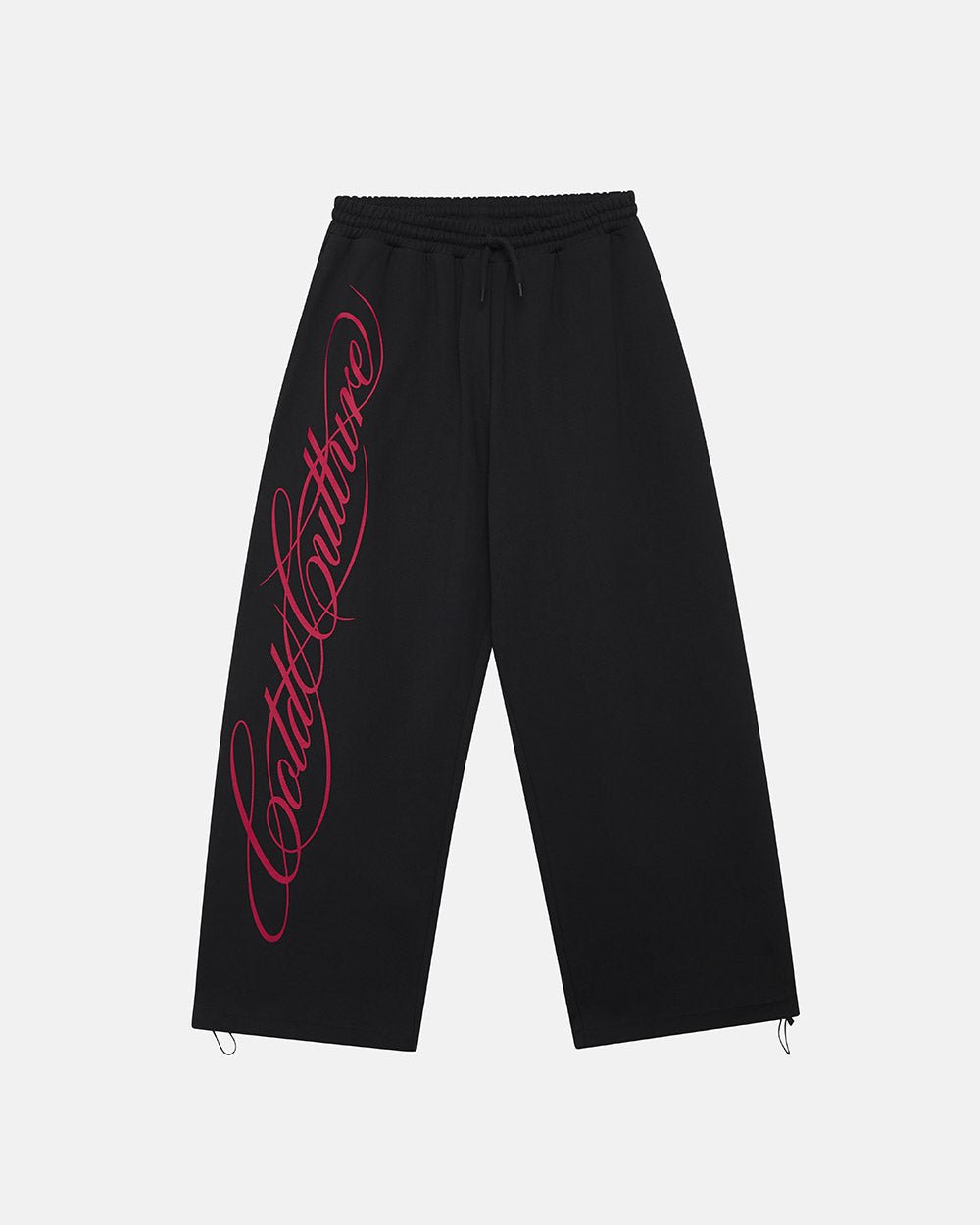 PANTALONES DE SUDADERA SCRIPT NEGRO