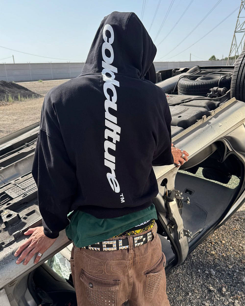 SUDADERA VERTICAL NEGRO