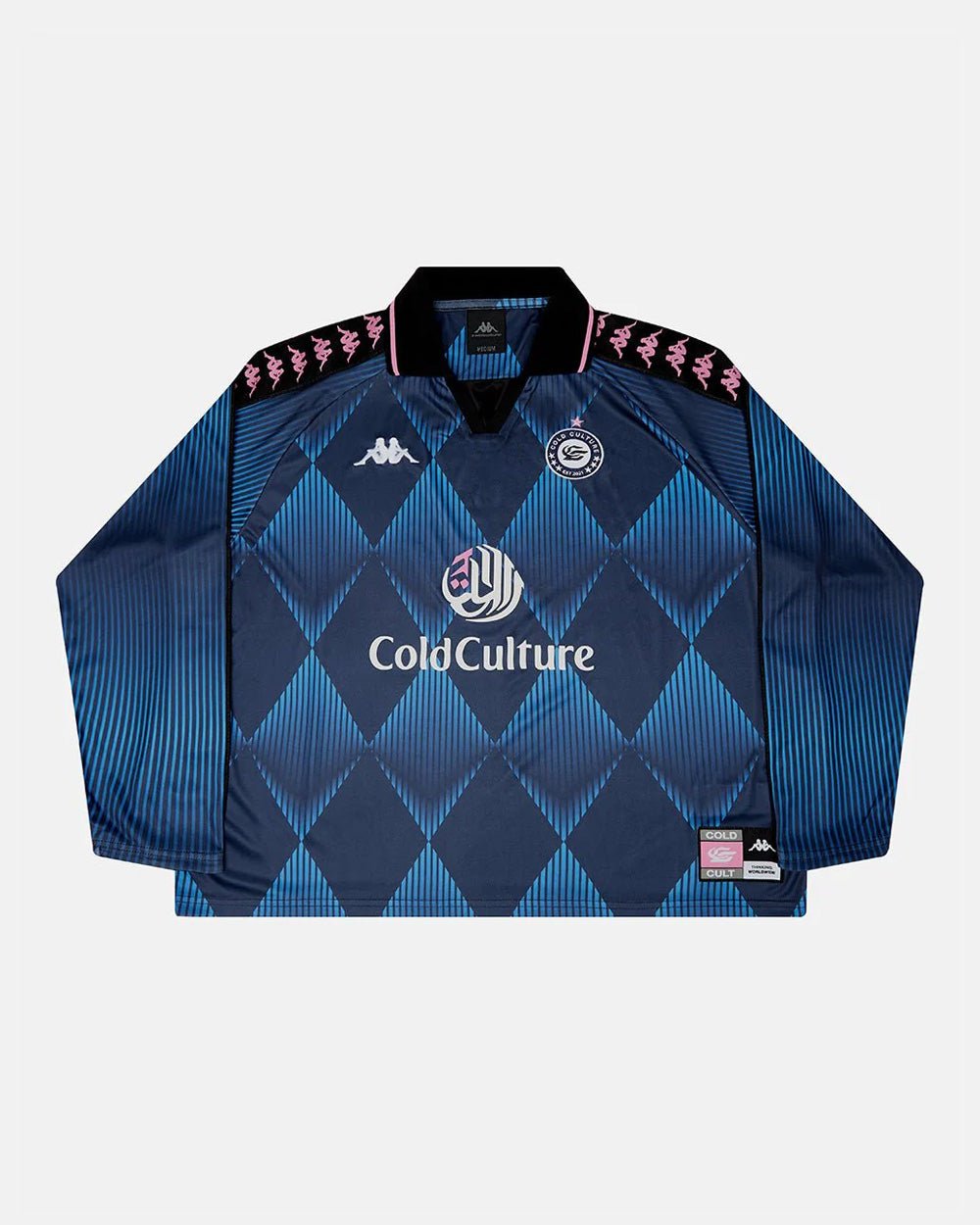 KAPPA X COLD CULTURE CAMISETA MANGA LARGA AZUL