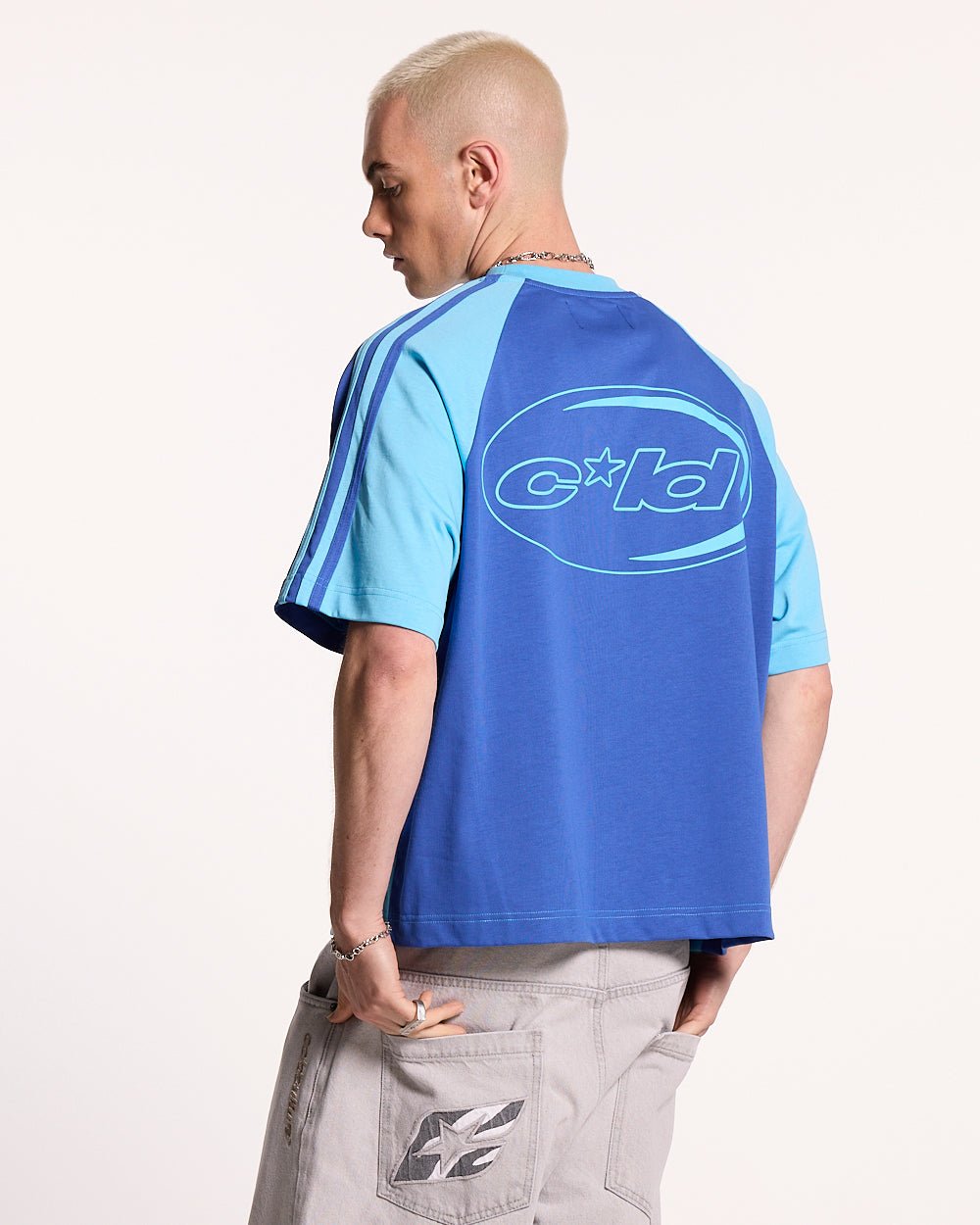 COMBO TEE AZUL