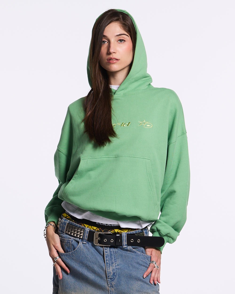 SUDADERA VERTICAL VERDE
