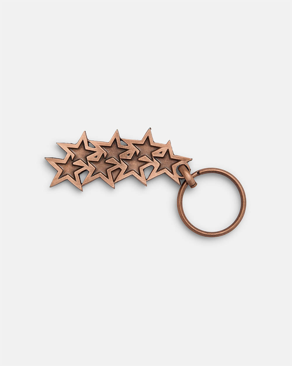 LLAVERO DE METAL CON LOGO DE ESTRELLAS