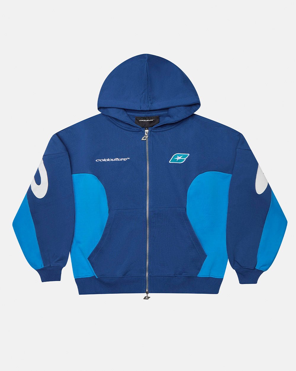SUDADERA CON CUELLO DE ZÍPER TWISTTER AZUL SUDADERA CON CUELLO DE ZÍPER TWISTTER AZUL