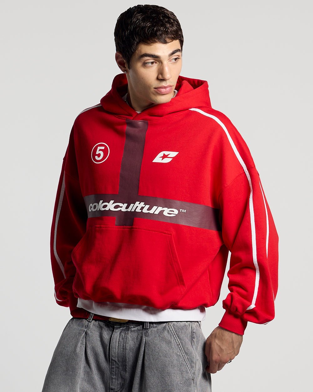 HOODIE HIT THE TARGET ROJO