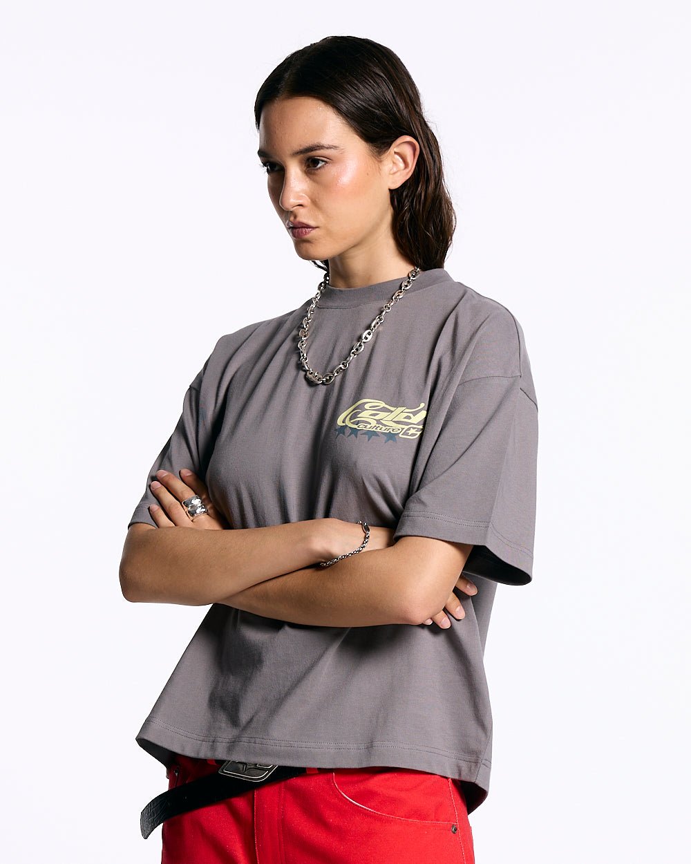 CURLY COLD TEE GRIS CENIZA