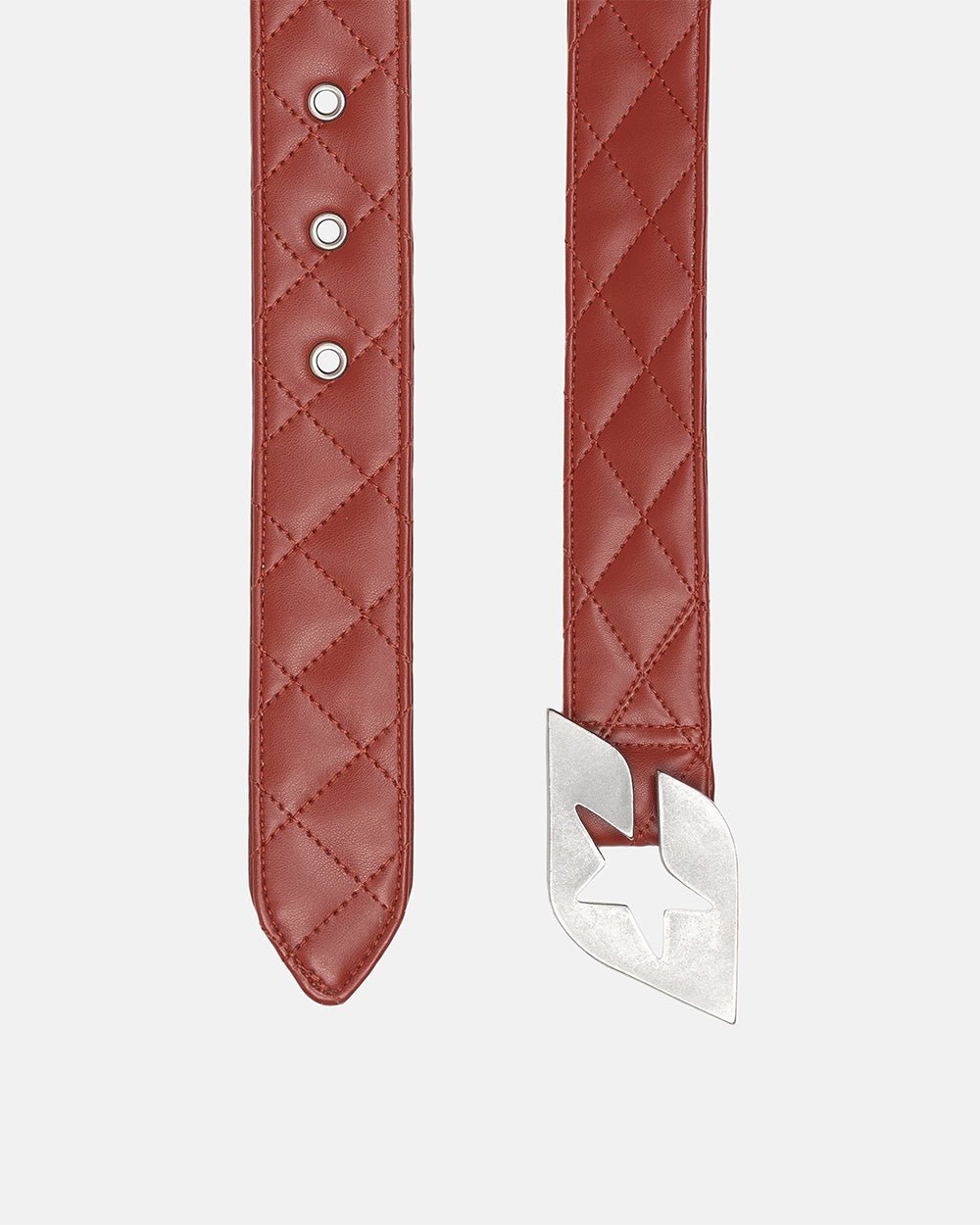CINTURÓN DE CUERO DE ALTA CALIDAD ROJO