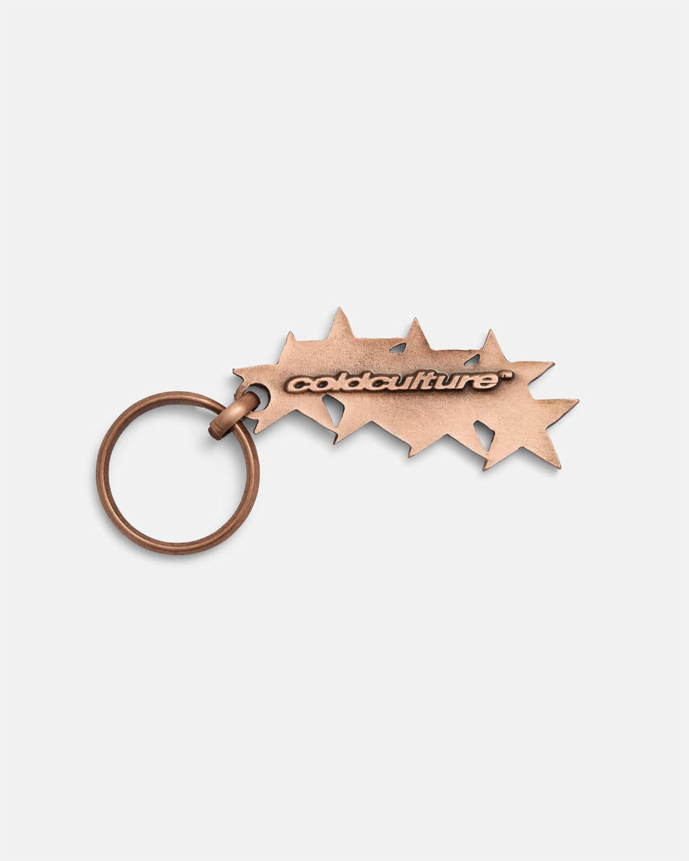 LLAVERO DE METAL CON LOGO DE ESTRELLAS