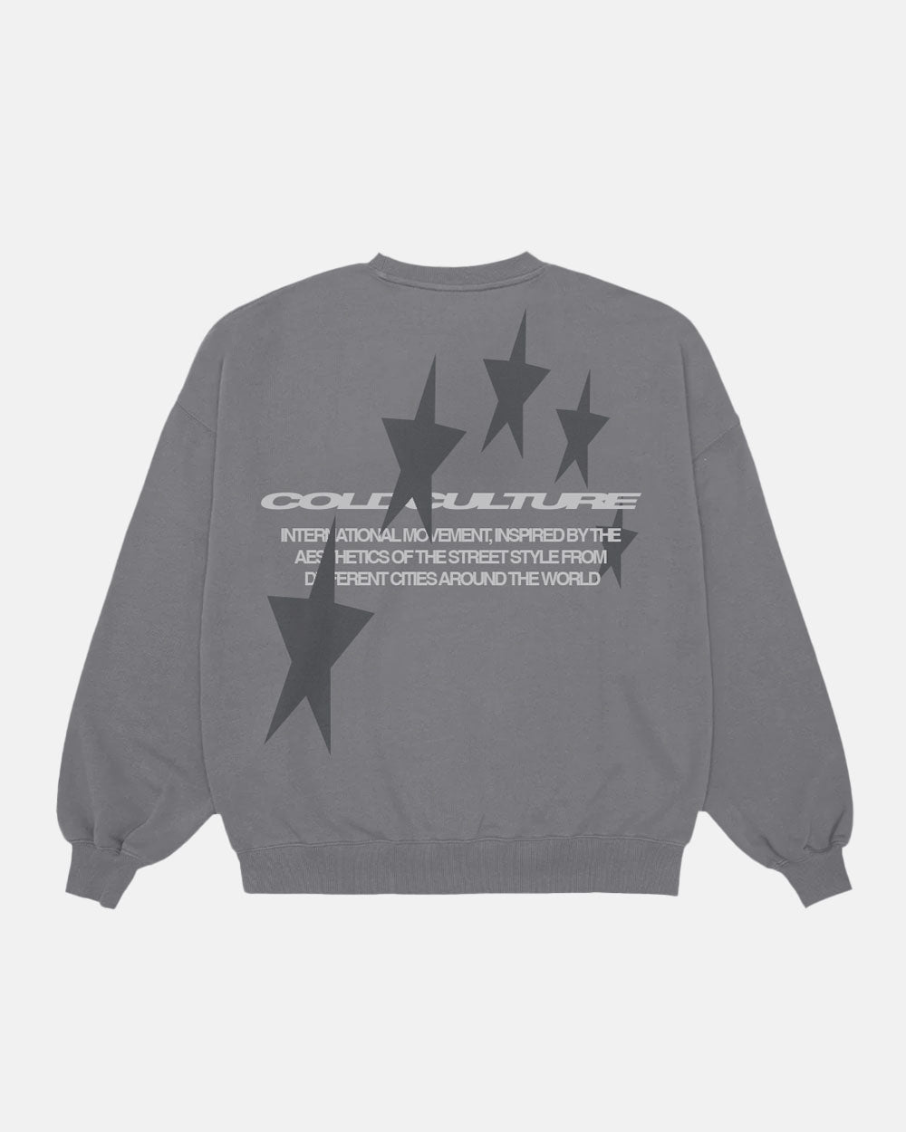 COSMOS ARC CREWNECK GRIS AHUMADO