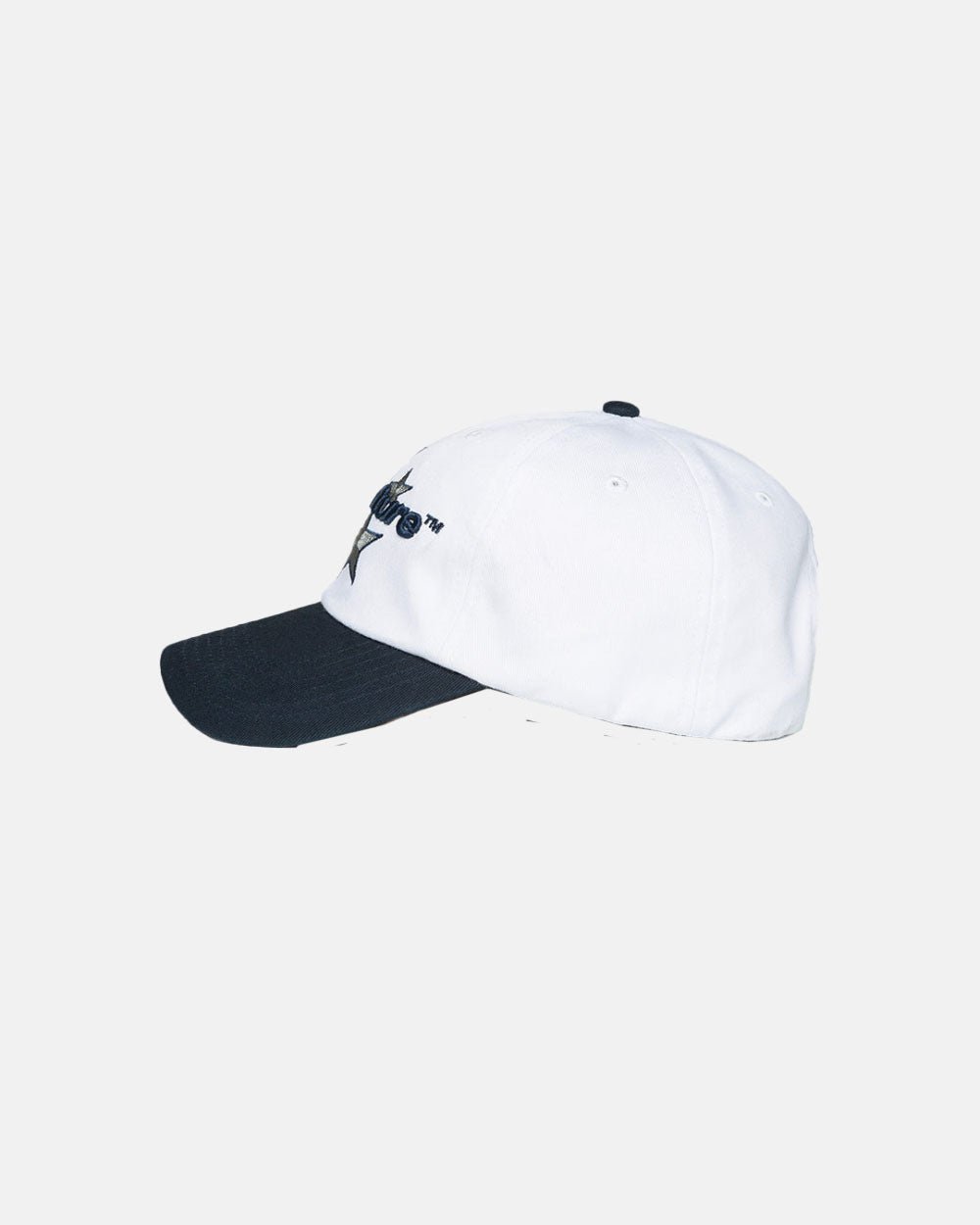 GORRO DE ESTRELLAS CURSIVAS IVORY BLANCO/BLUE GORRO DE ESTRELLAS CURSIVAS IVORY BLANCO/BLUE