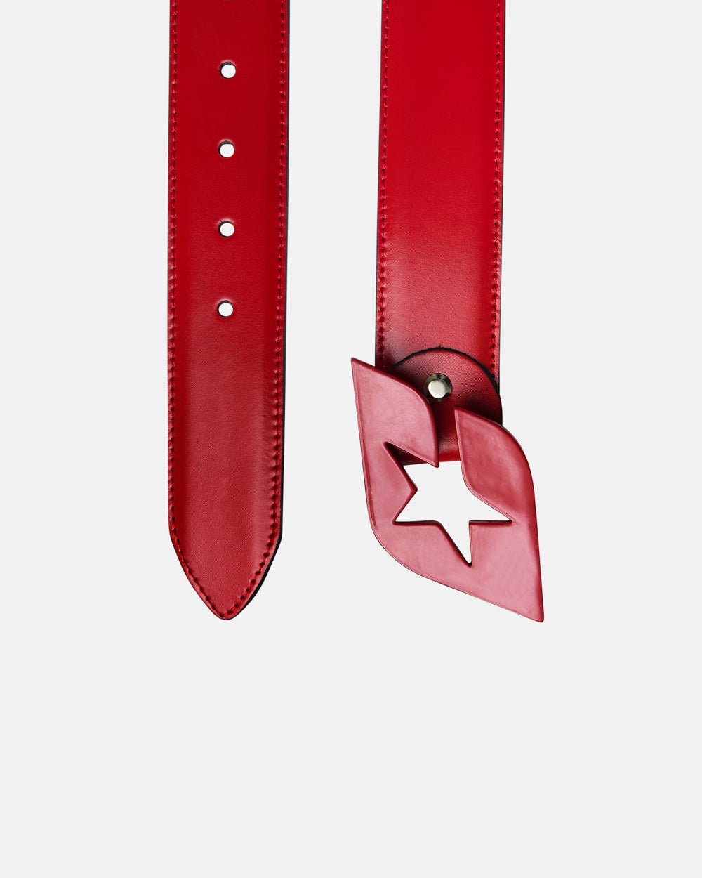 C STAR CINTURÓN DE CUERO ROJO