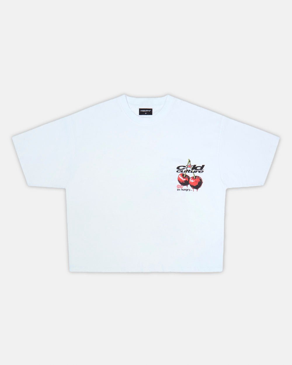 CAMISETA CHERRY BLANCA