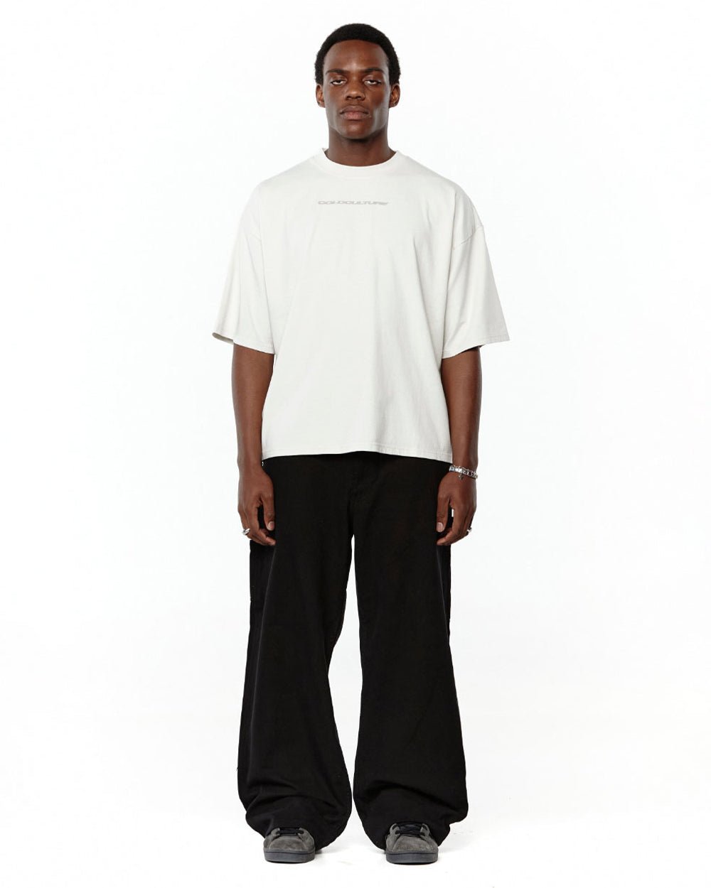COSMOS ARC TEE LIGHT GREY