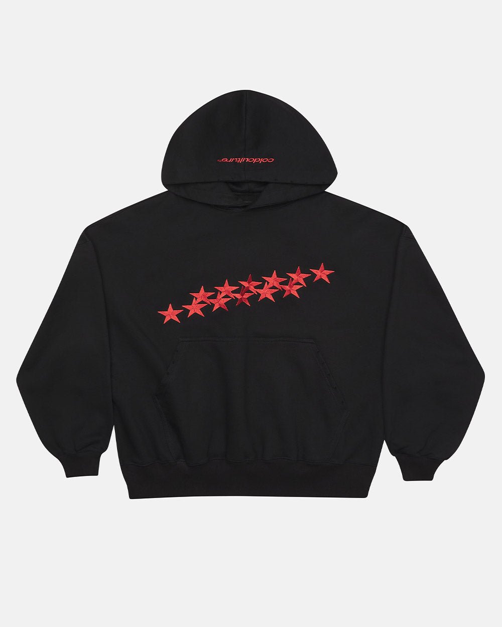 HOODIE ESTRELLAS NEGRO Y ROJO HOODIE ESTRELLAS NEGRO Y ROJO