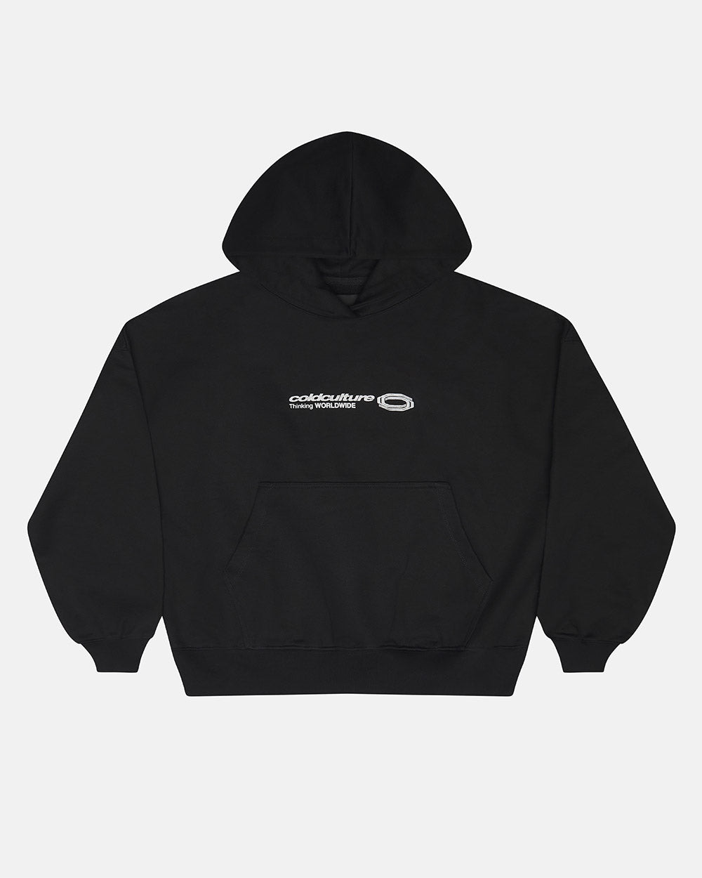 GLITTER HOODIE NEGRO