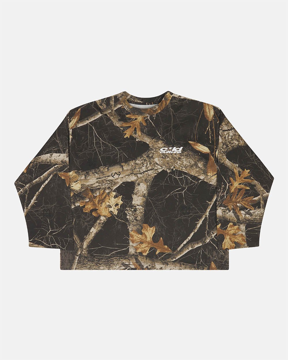 CAMISETA LARGA REALTREE NEGRO