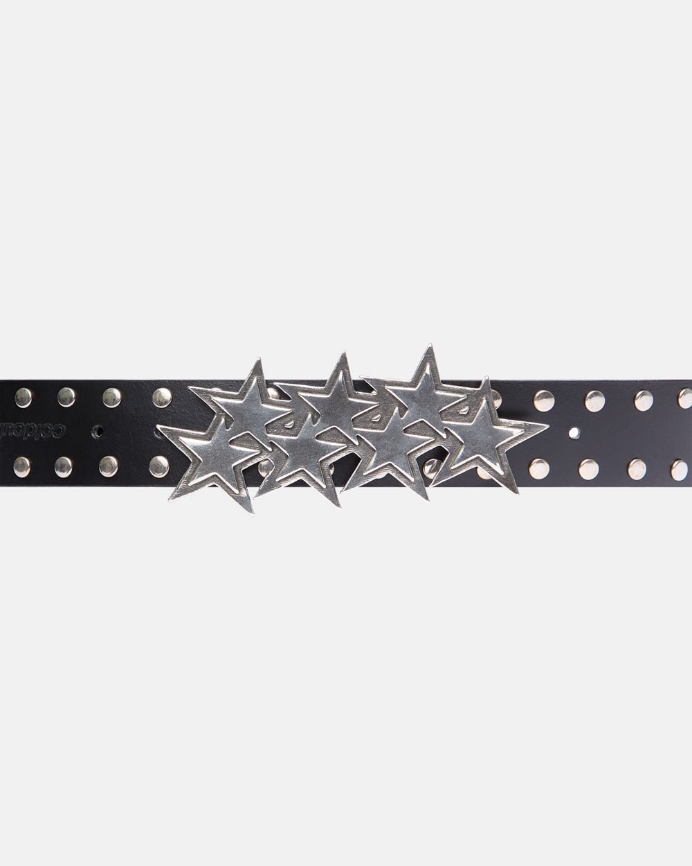 CINTURÓN DE CUERO CON TACHAS ESTRELLAS
