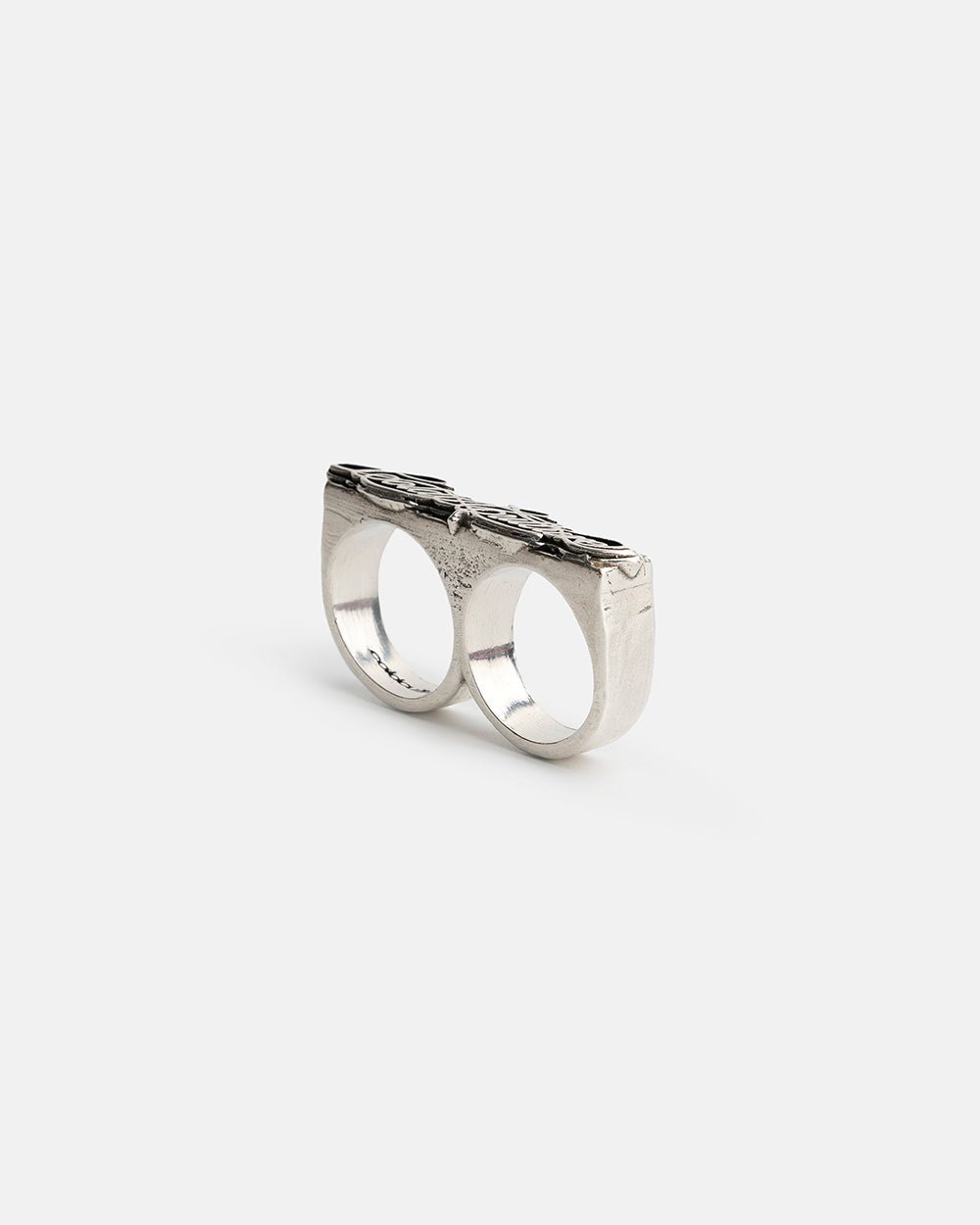 ANILLO DOBLE DE PLATA