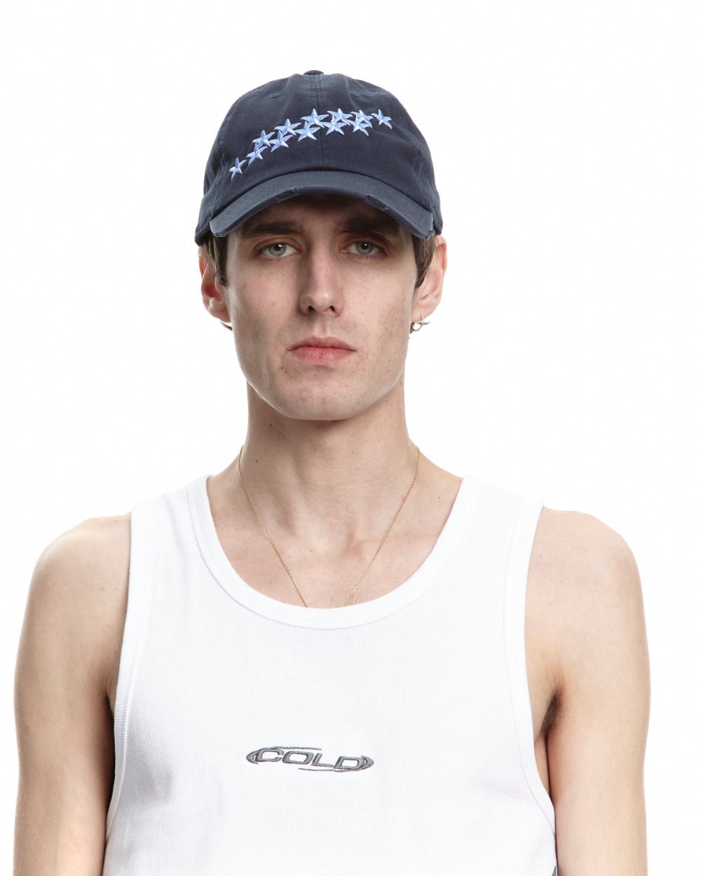 GORRA DE ESTRELLAS AZUL MARINO