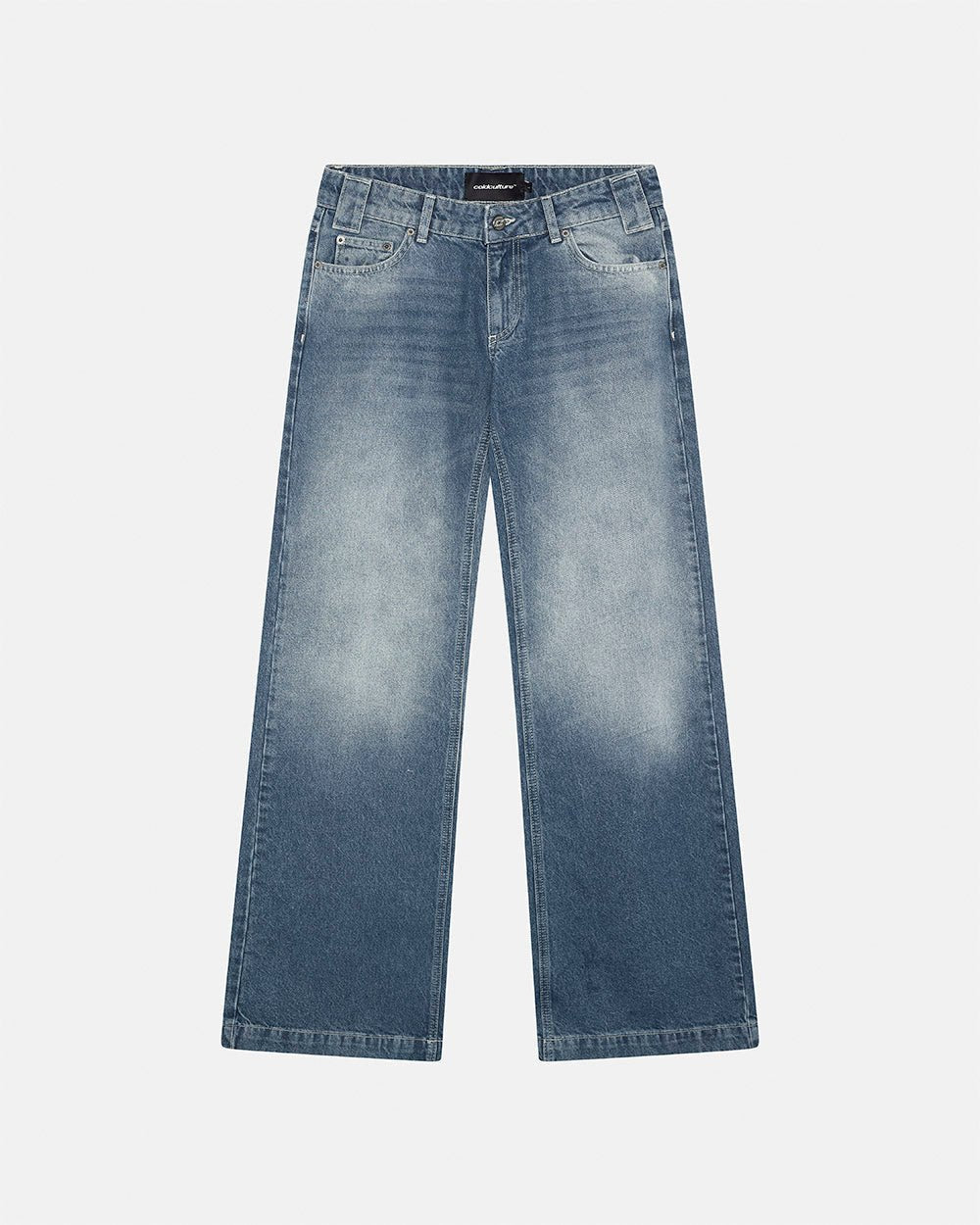 PANTALONES SCRIPT BOOTCUT AZUL