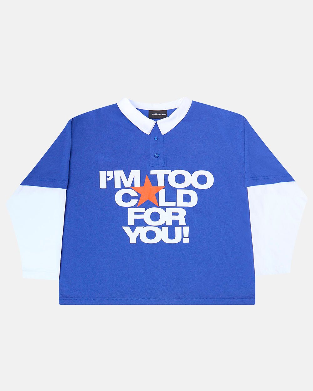 POLERA MANGA LARGA LAX AZUL INTENSO
