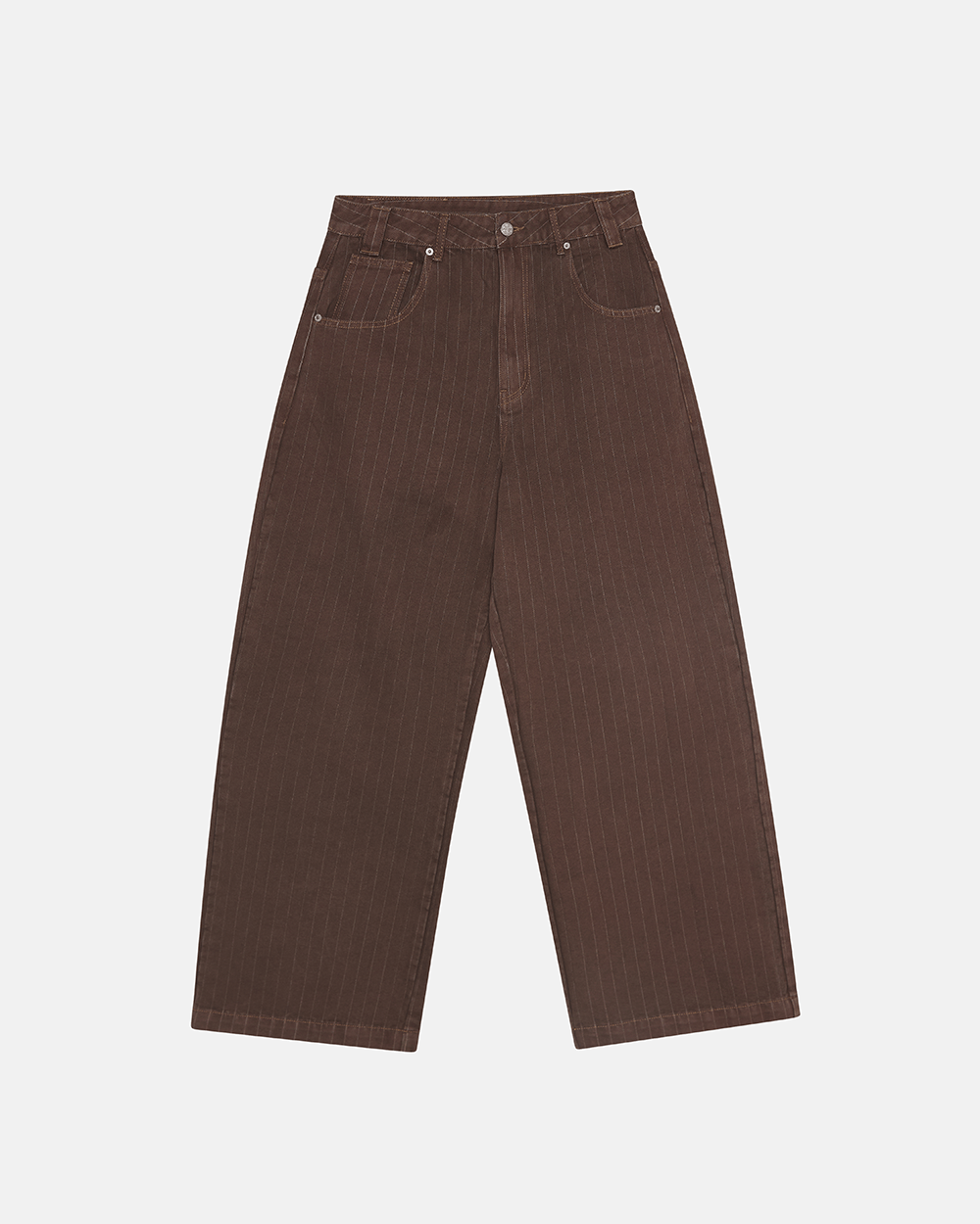 PANTALONES CASINO COLOR DENIM MARRÓN