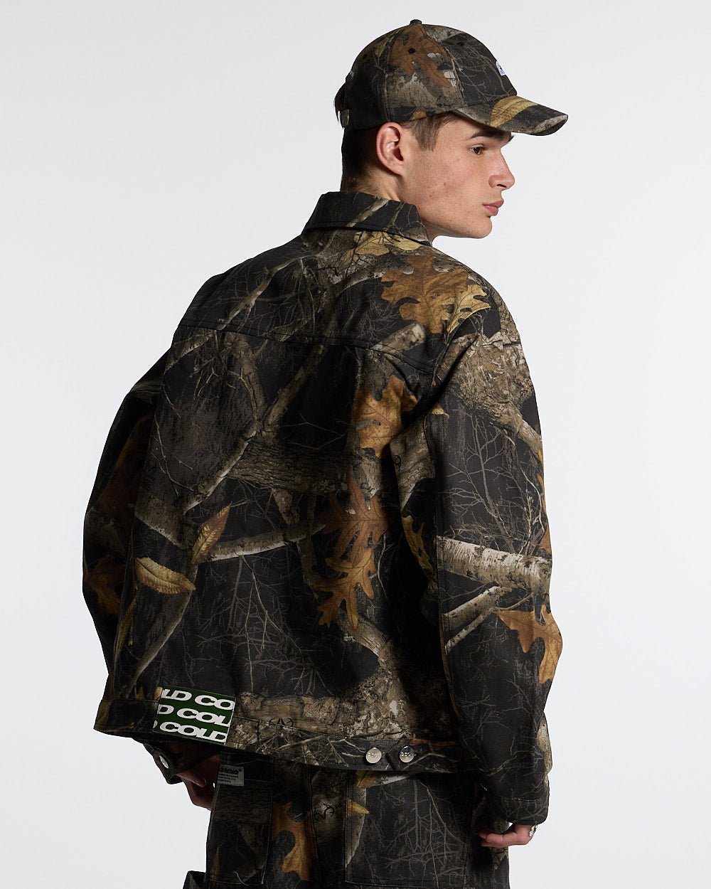 CHAQUETA DE TRABAJO ZIP REALTREE NEGRO
