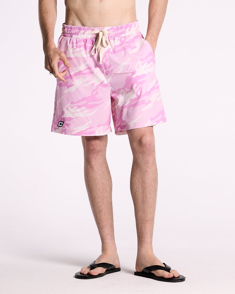 BAÑADOR DE CAMUFLAJE ROSA