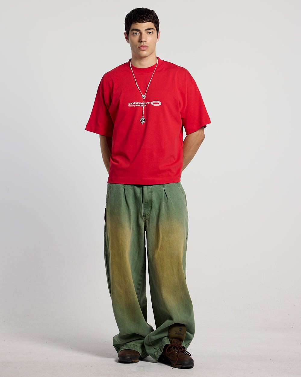 GLITTER TEE ROJO