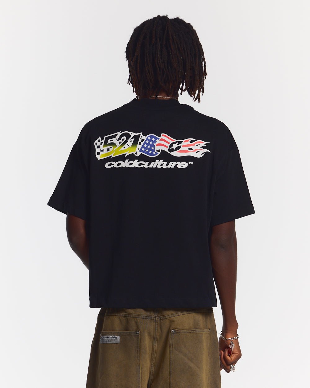 CAMISETA BANDERA NEGRO