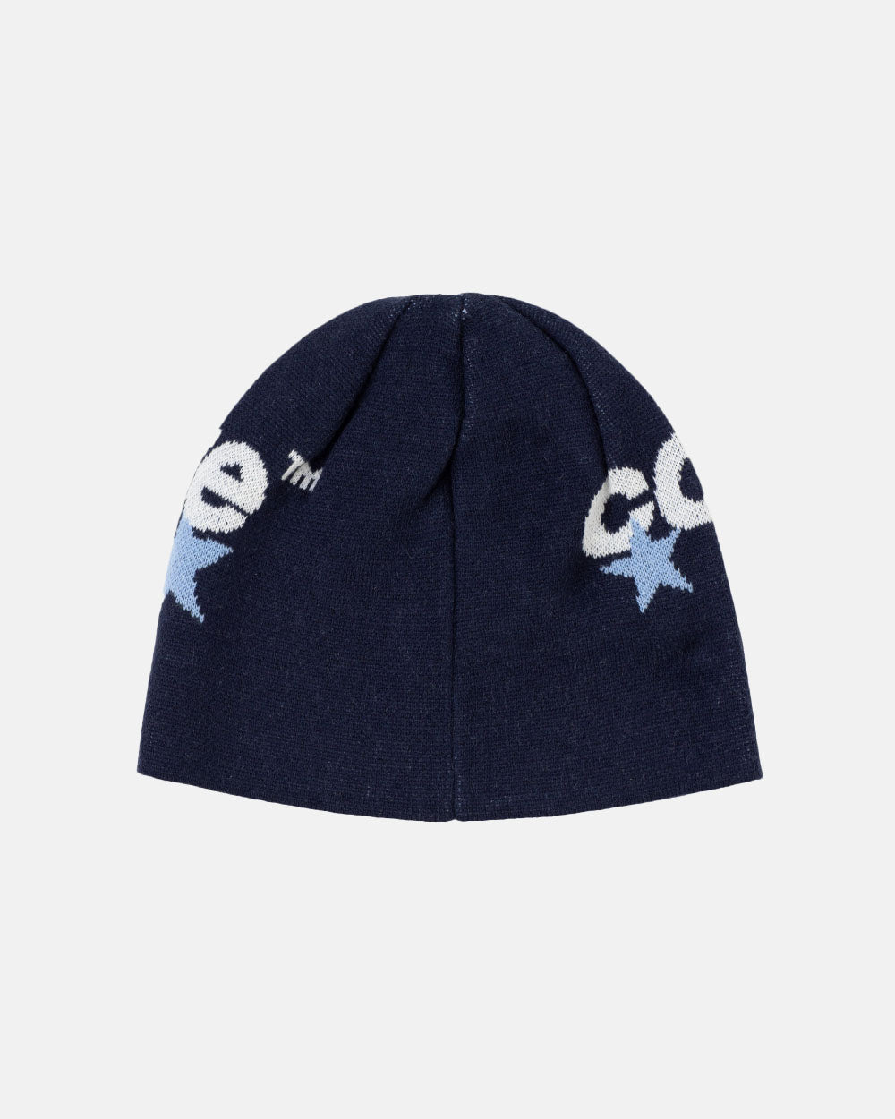 GORRO DE ESTRELLAS CURSIVAS AZUL OSCURO