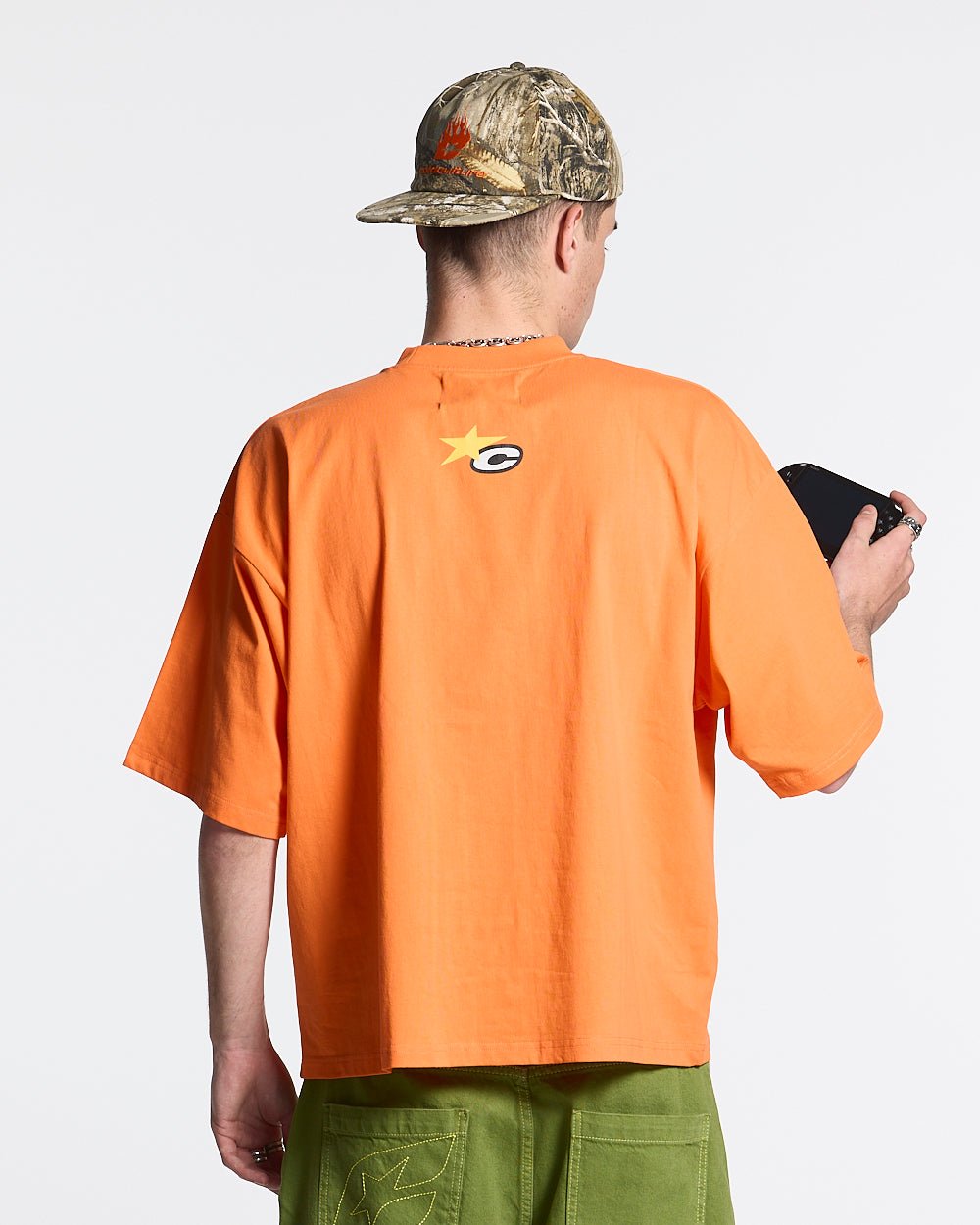CULT STAR TEE NARANJA FUEGO