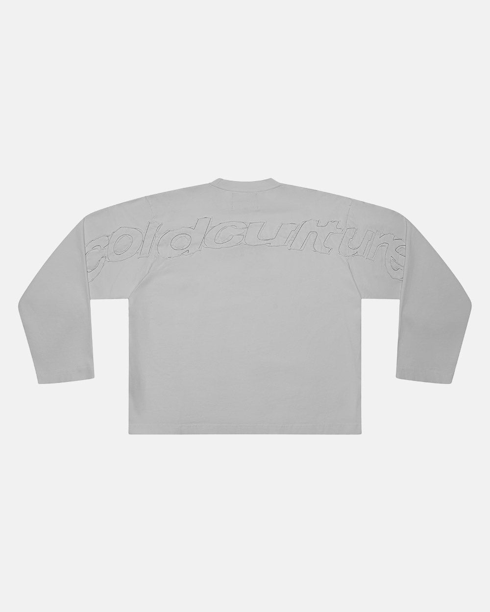 CAMISETA LARGA CURVADA GRIS