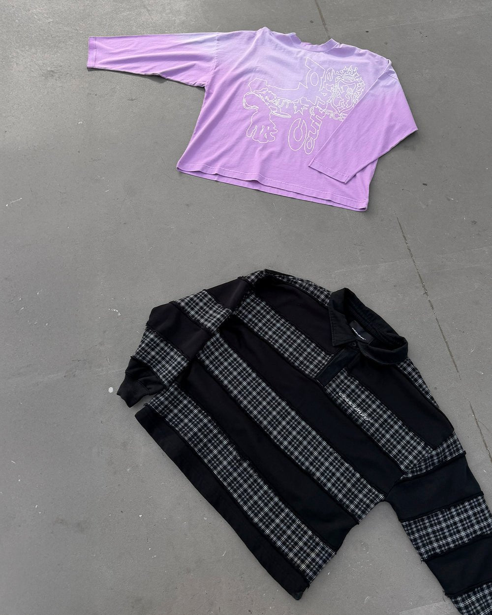 CAMISA DE MANGA LARGA FUERA DE LA OFICINA ROSA
