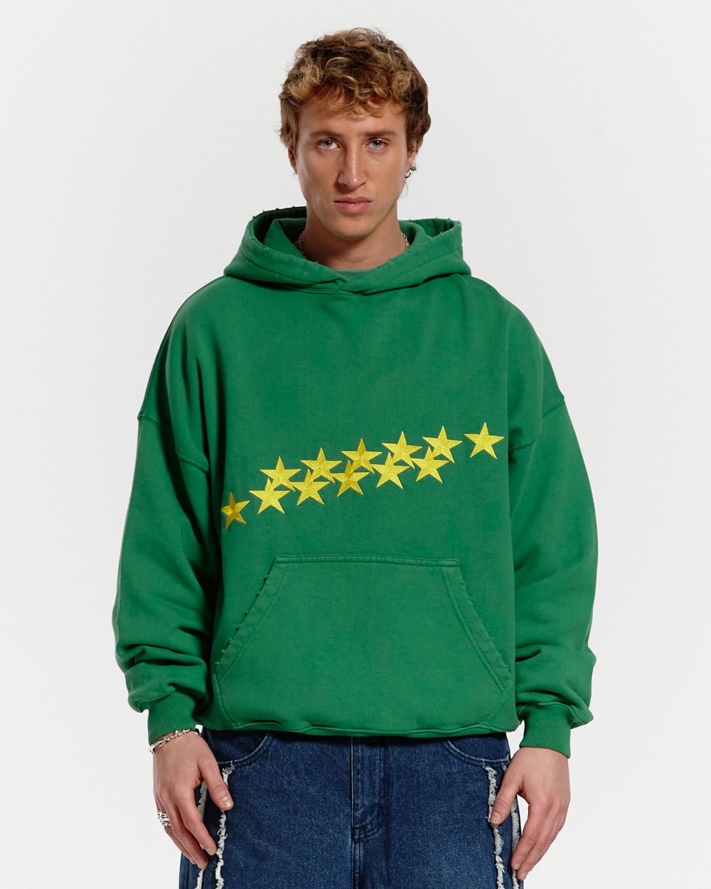 HOODIE ESTRELLAS ARBOL VERDE