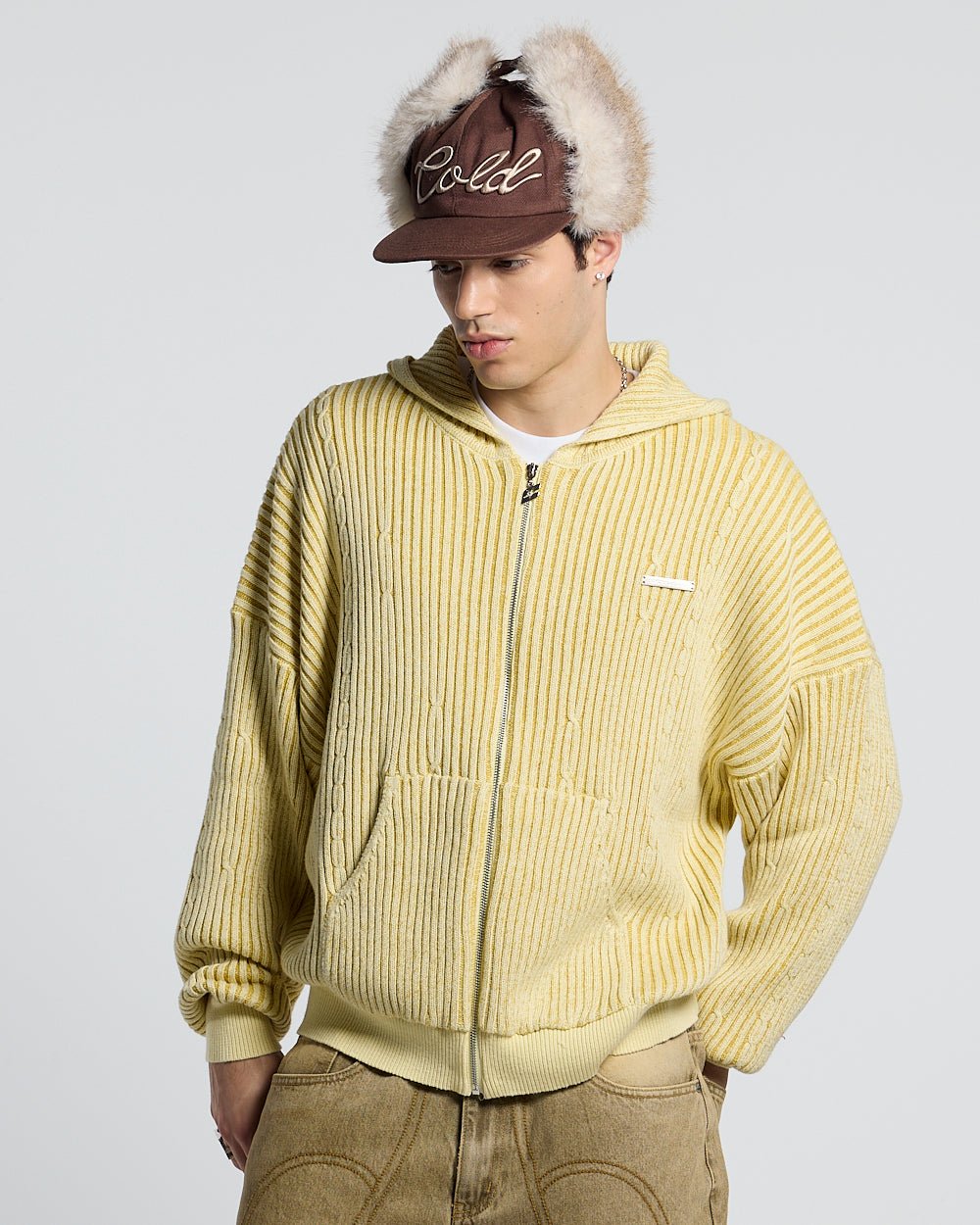 VIBE JUNCTION KNIT AMARILLO CLARO
