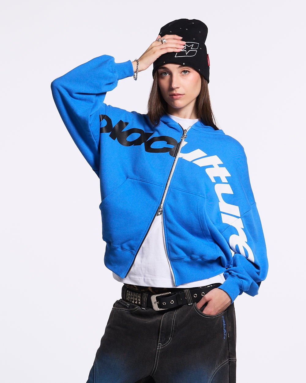 CHALECO CON CIERRE ZIP DRIVEN AZUL
