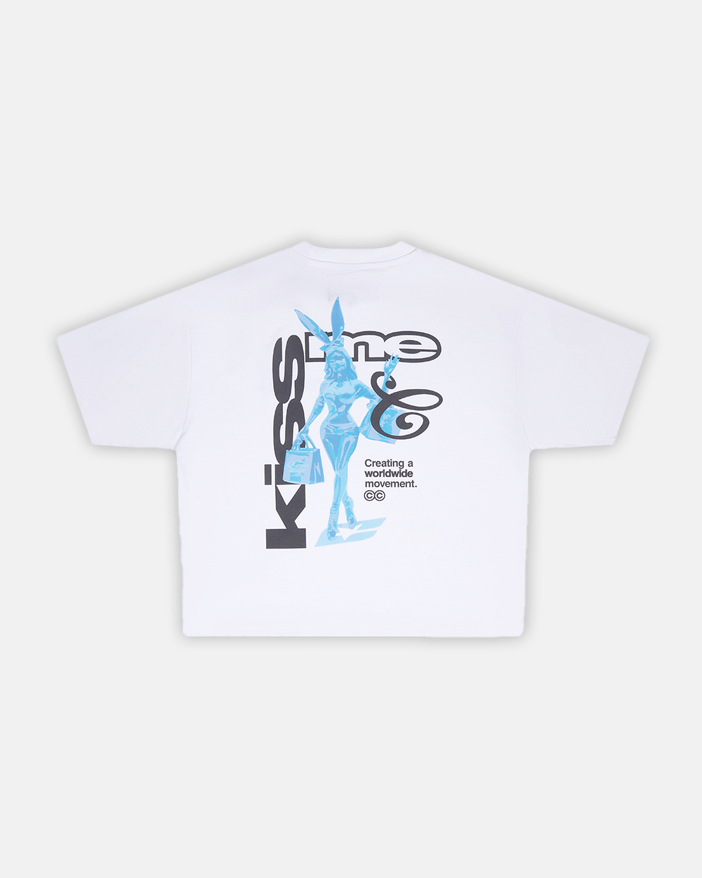 CAMISETA BLANCA KISS THE BUNNY