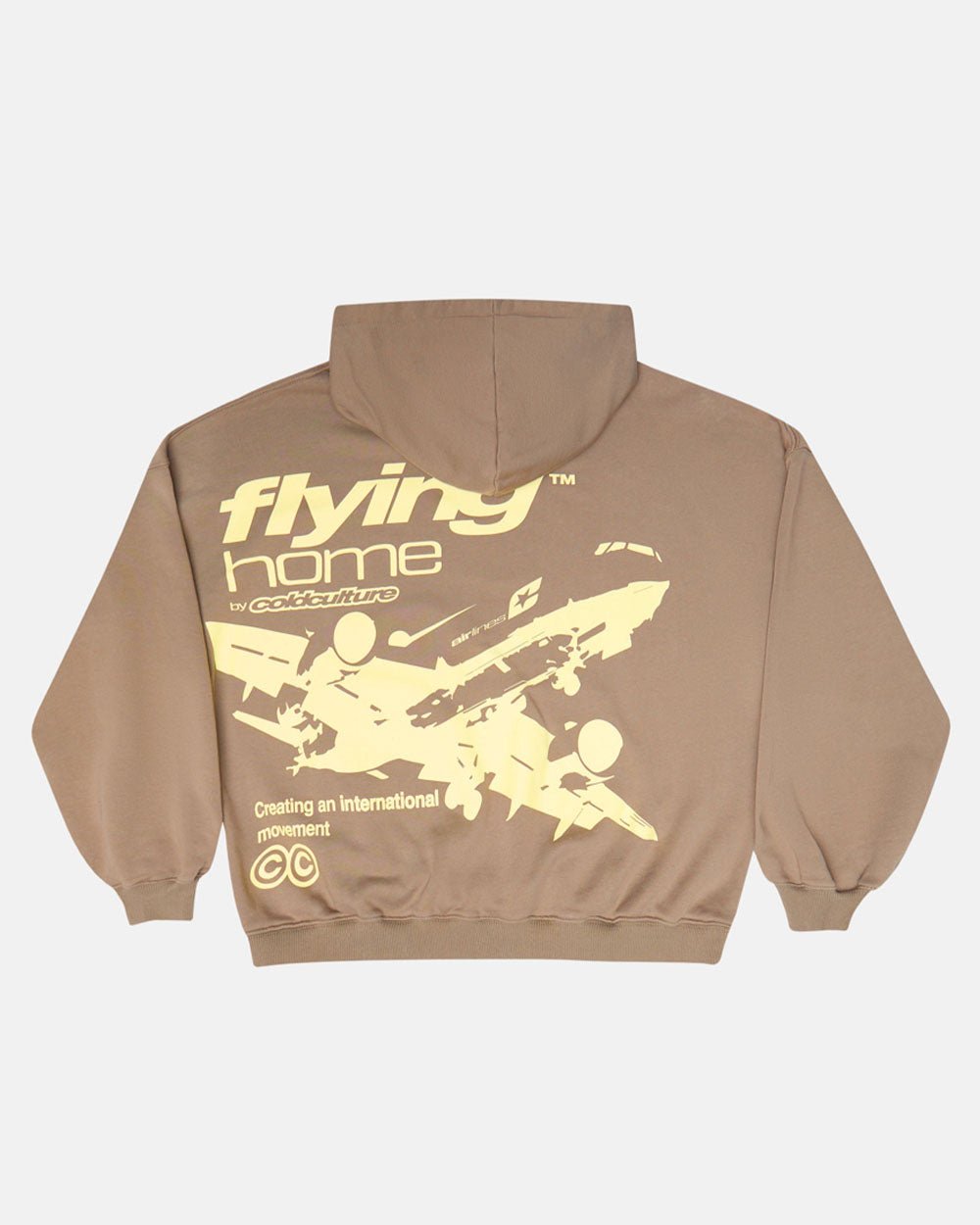 HOODIE FLYING HOME COLOR CASTAÑA