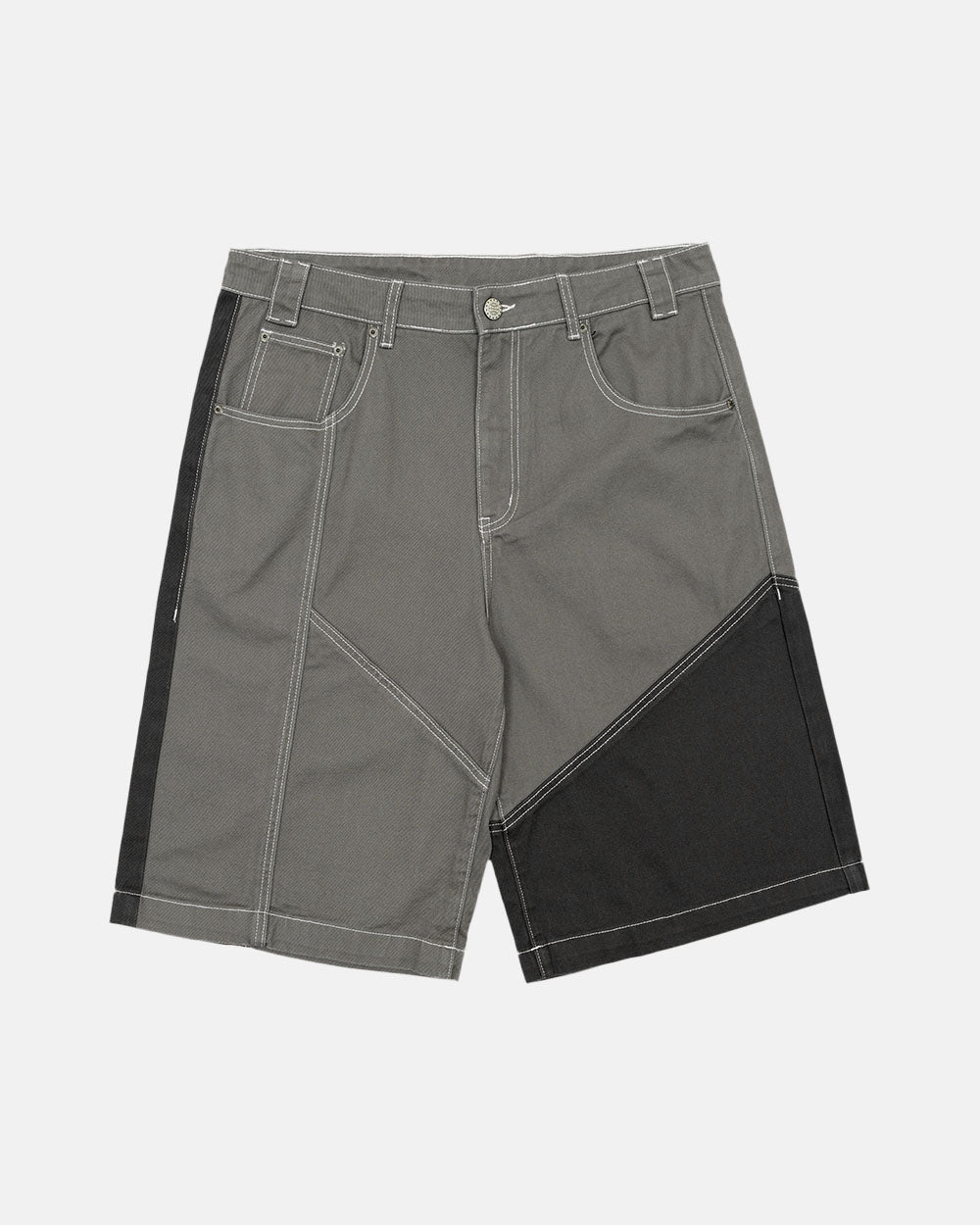 PANTALONES CORTOS BUTTERFLY V2 GRIS/NEGRO DENIM