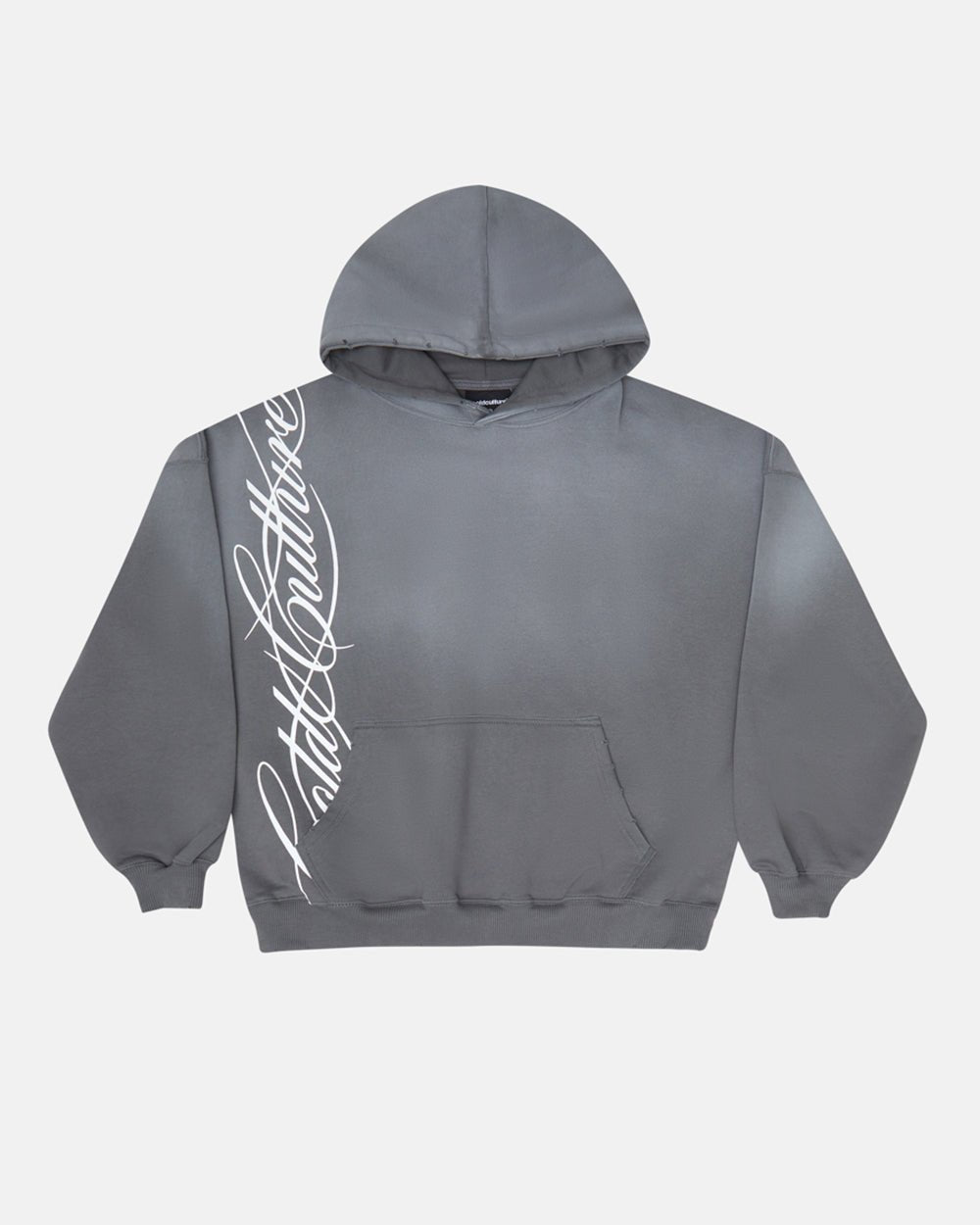 HOODIE SCRIPT ANTRACITA GRIS