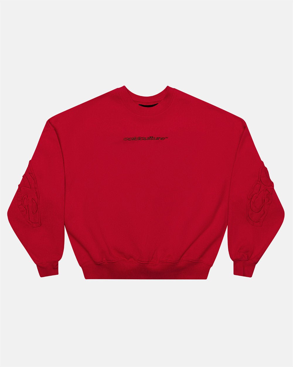 CUELLO REDONDO CURVADO ROJO