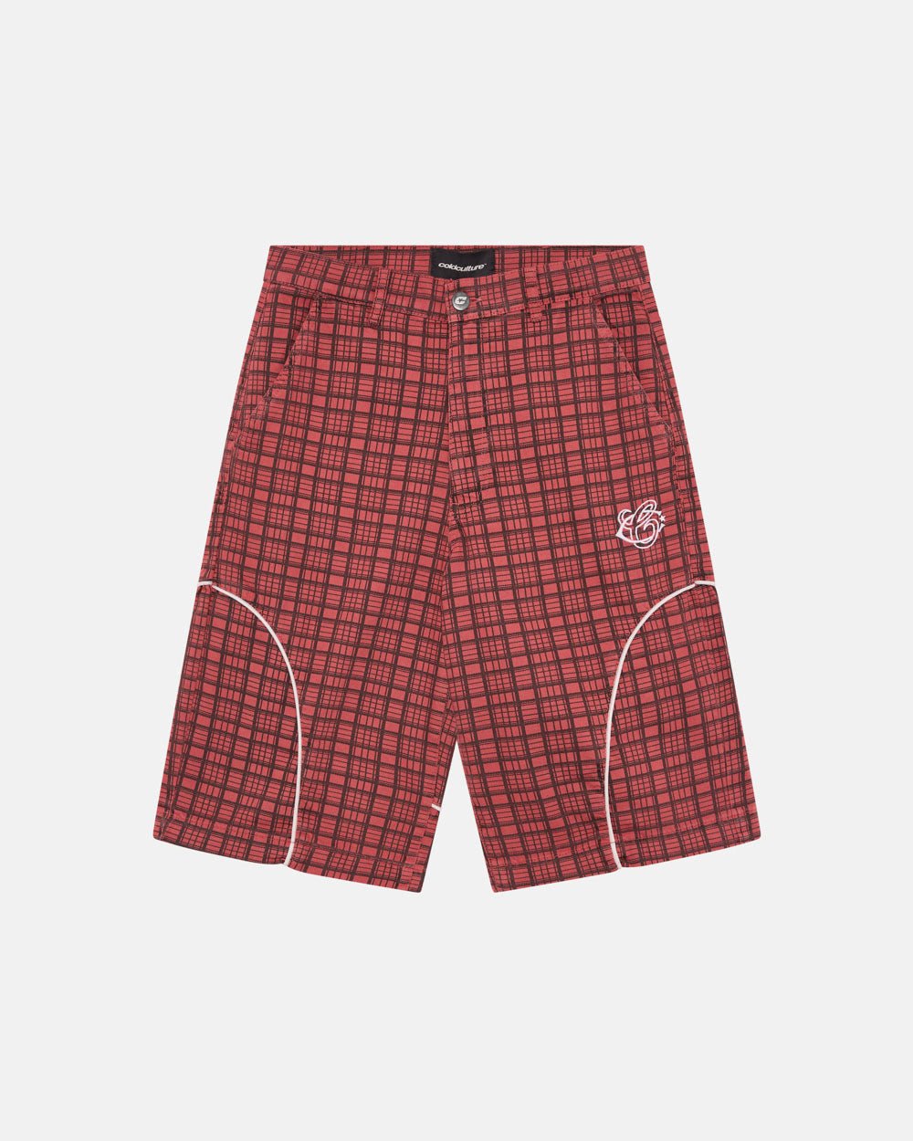 PANTALONES DE TRAJE CON ESTAMPADO CRIMSON