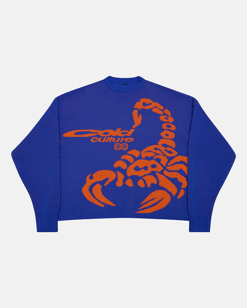 POISON KNIT AZUL Y NARANJA