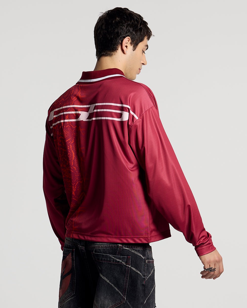 POLERA MAMBA SNAKE DE MANGA LARGA ROJO POLERA MAMBA SNAKE DE MANGA LARGA ROJO