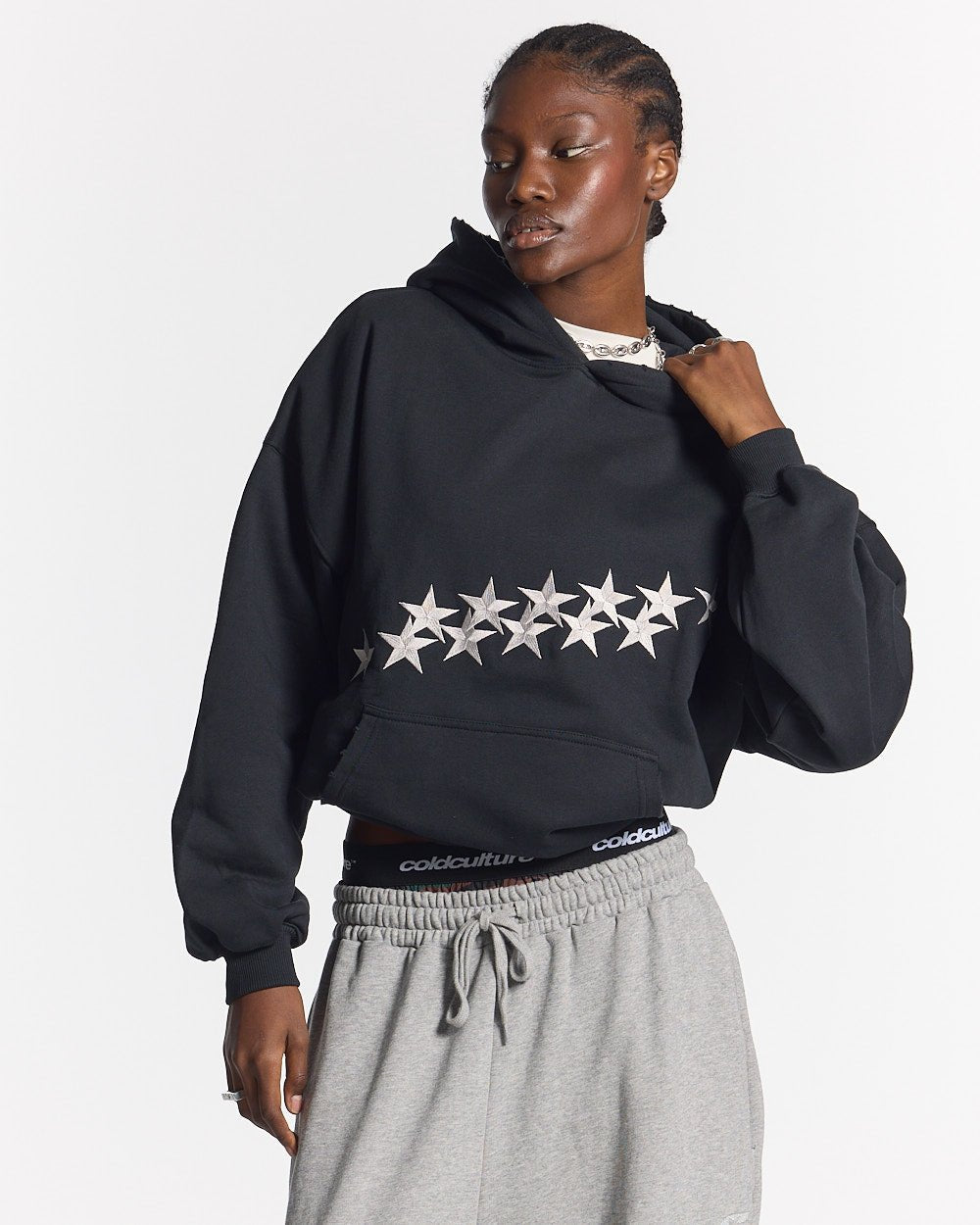 HOODIE ESTRELLAS NEGRO