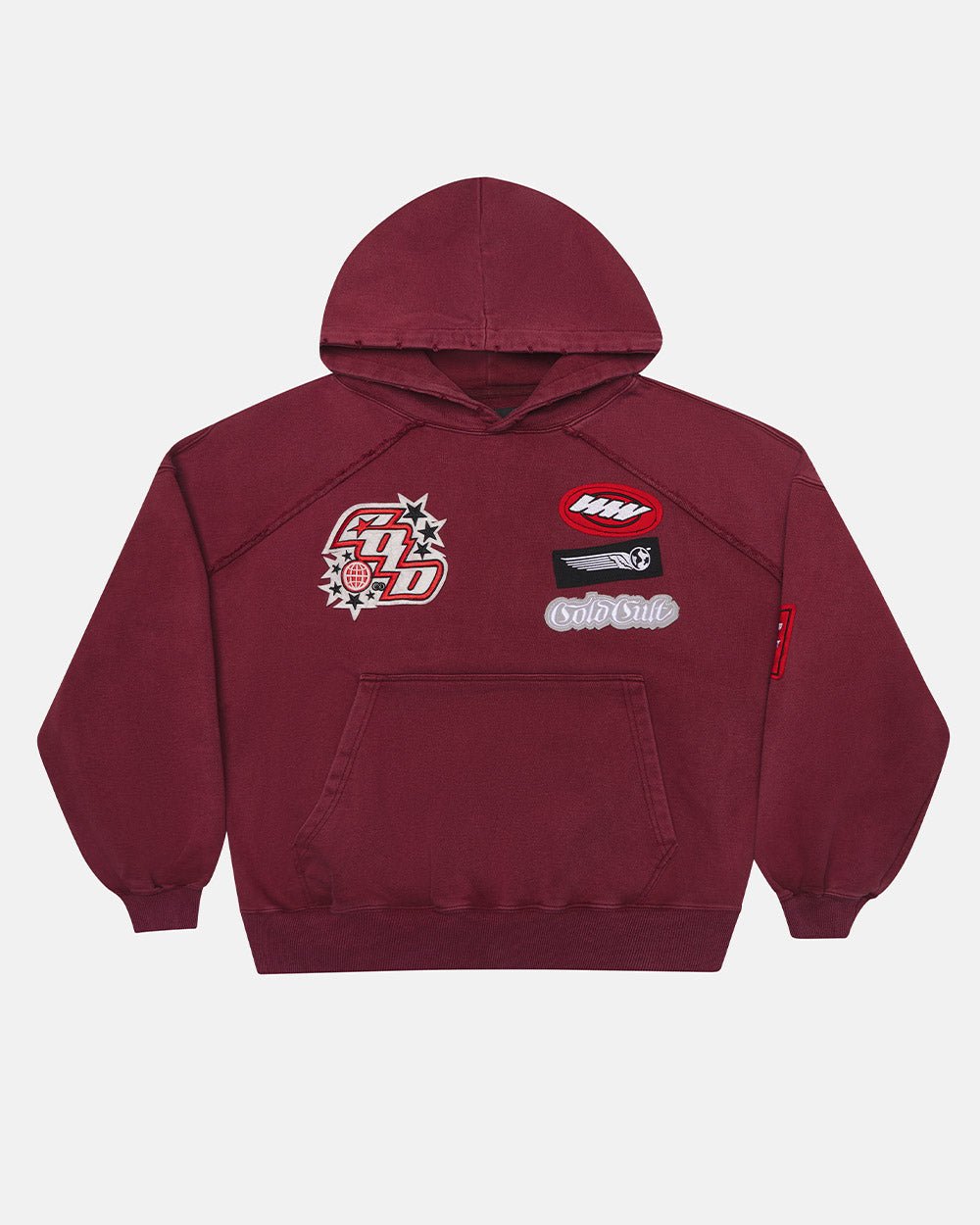 HOODIE WALKER BURGUNDY