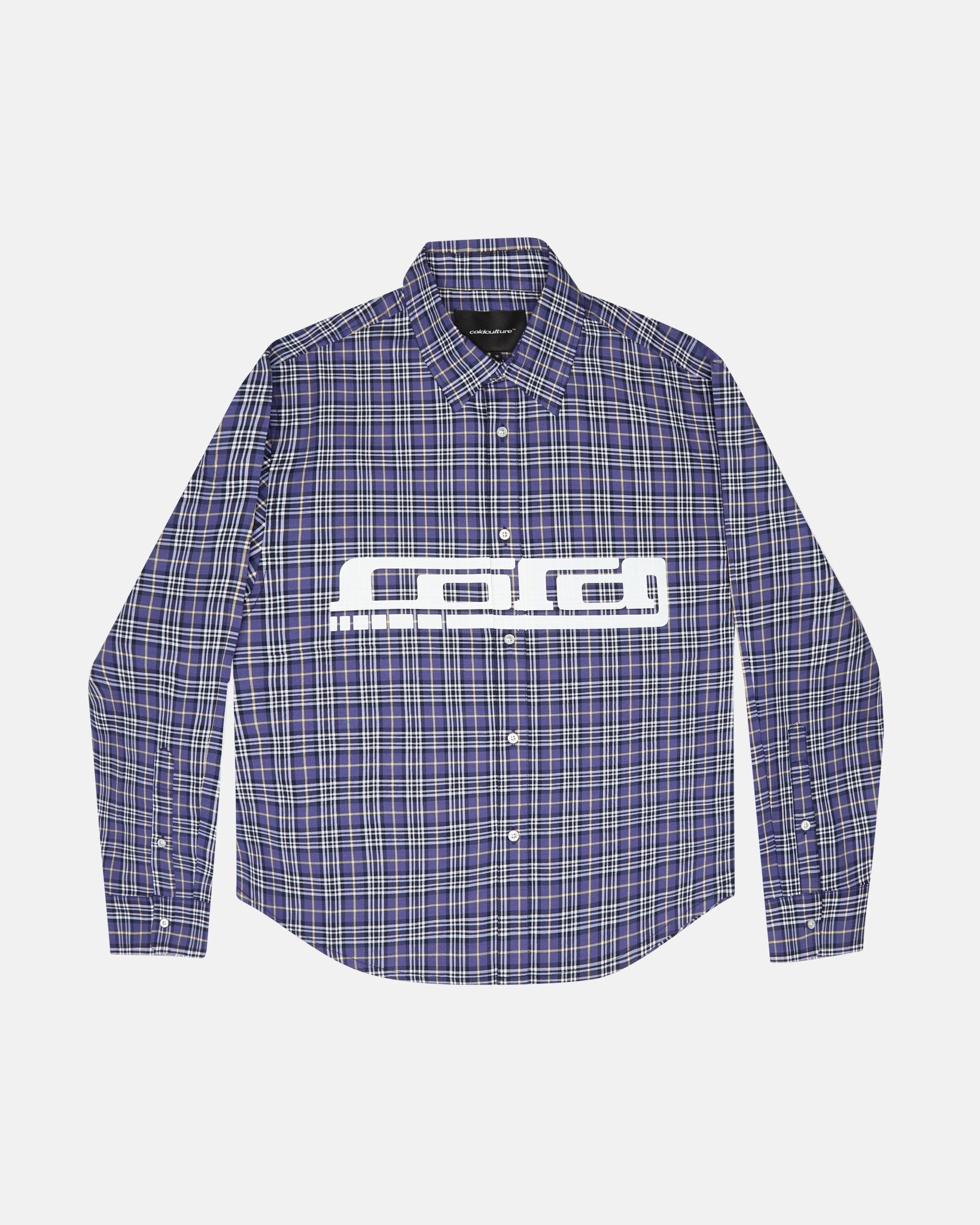 CAMISA CUADROS TARTAN AZUL OSCURO/GRIS